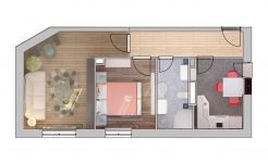 2-к квартиру 44 кв.м, ЖК 